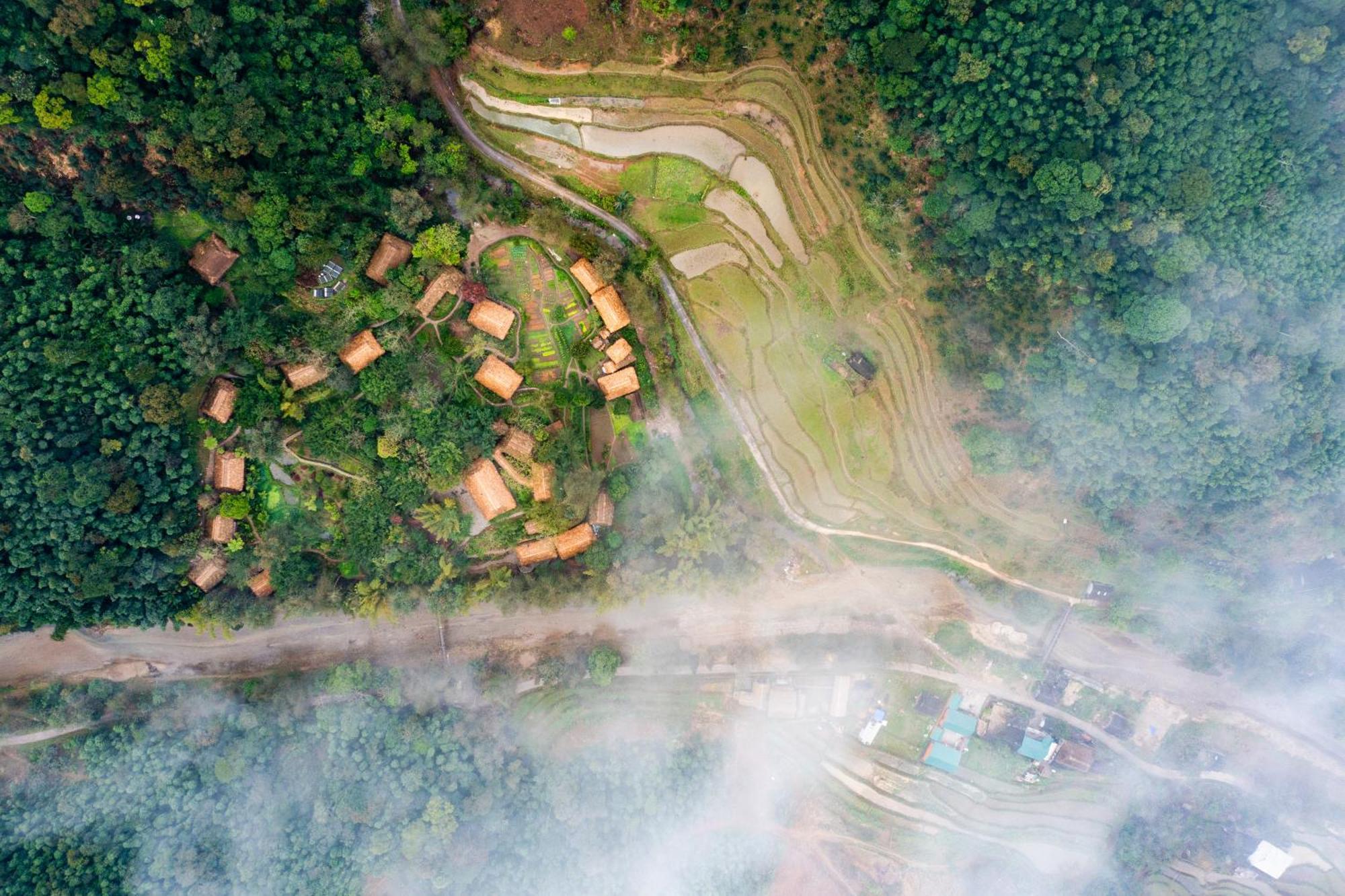 Panhou Retreat Hotell Ha Giang Exteriör bild